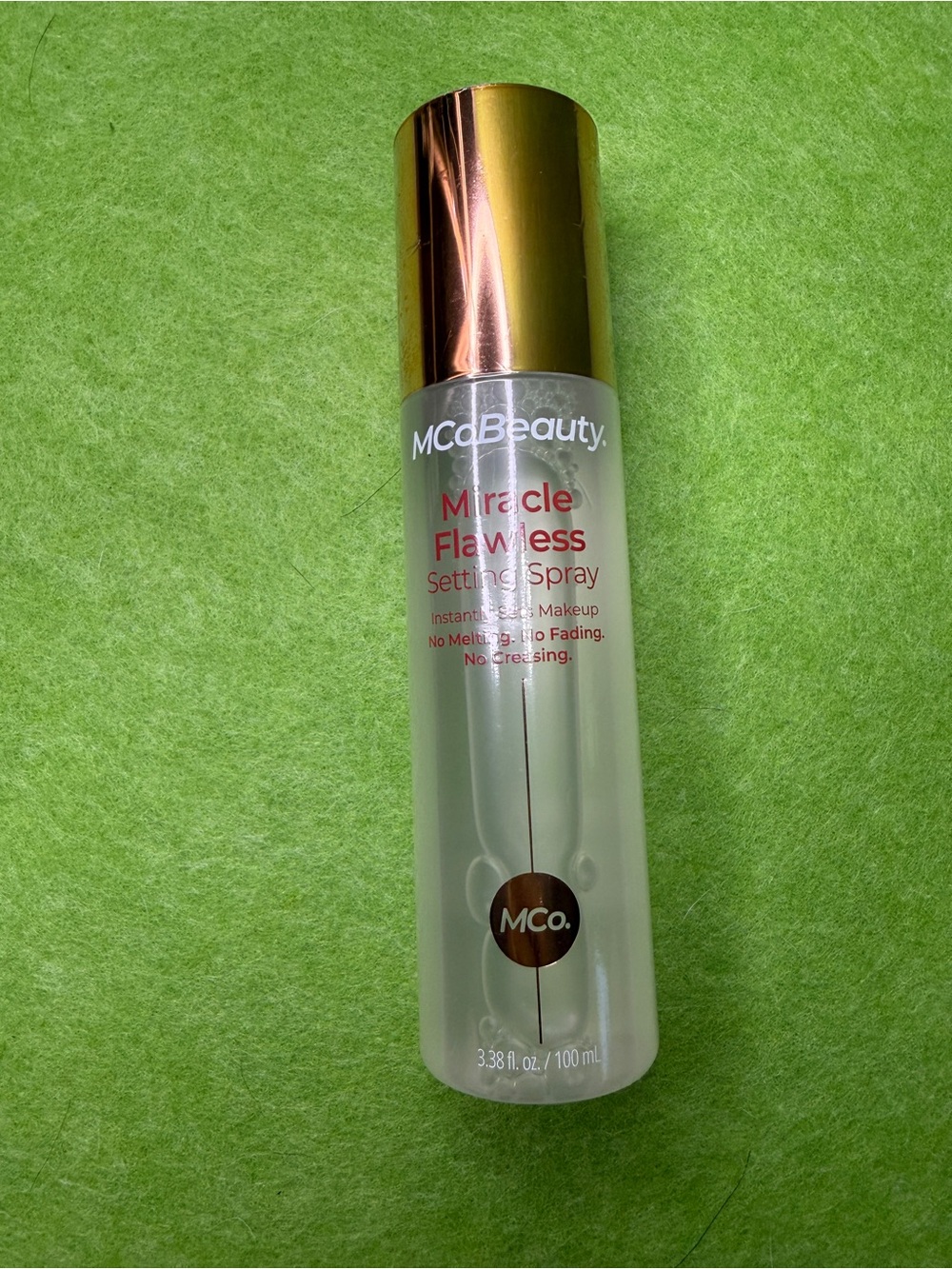 MCoBeauty Miracle Flawless Setting Spray — Rose Gold Cap